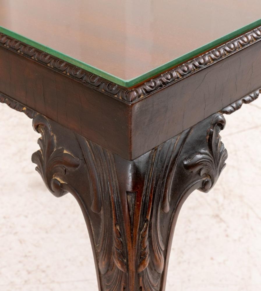 George II Style Carved Mahogany Tea Table 4