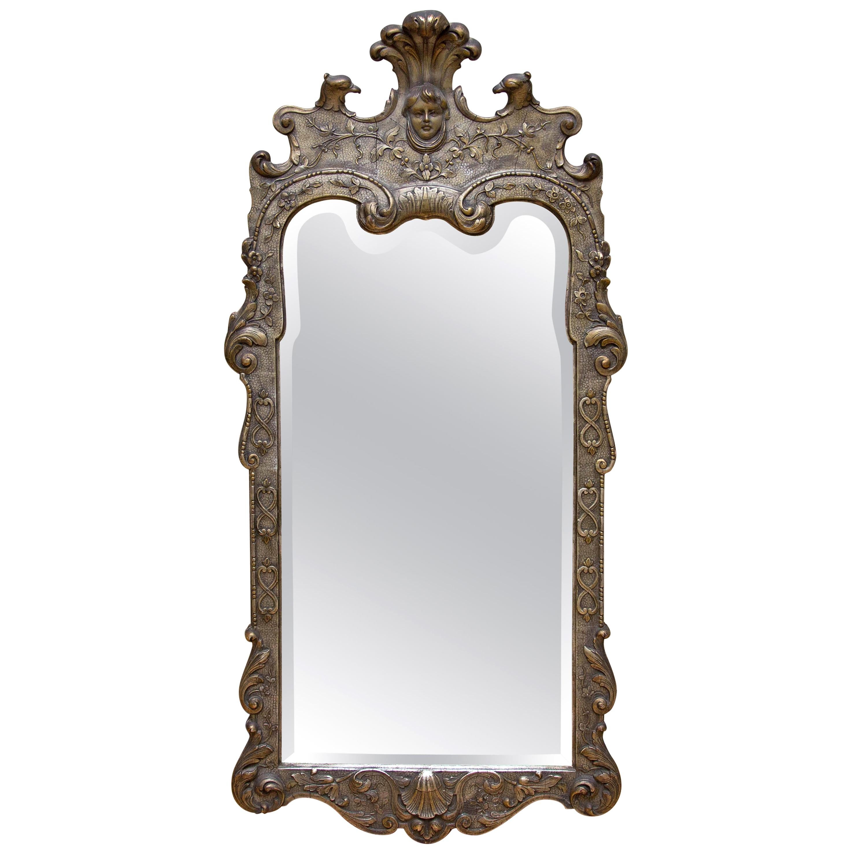 George II Style Gilt Mirror