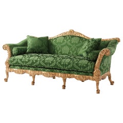 Vergoldetes Sofa im Stil von George II