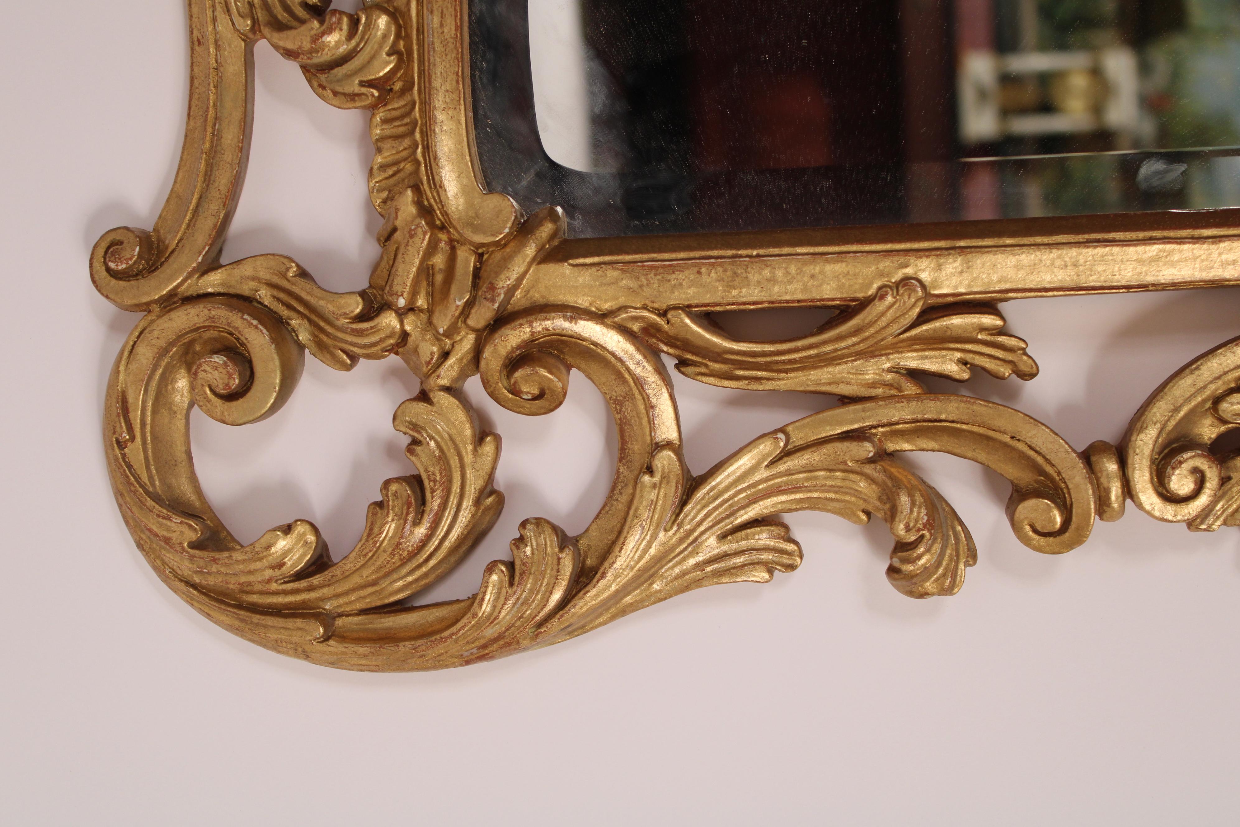 George II style Gilt Wood Mirror For Sale 6