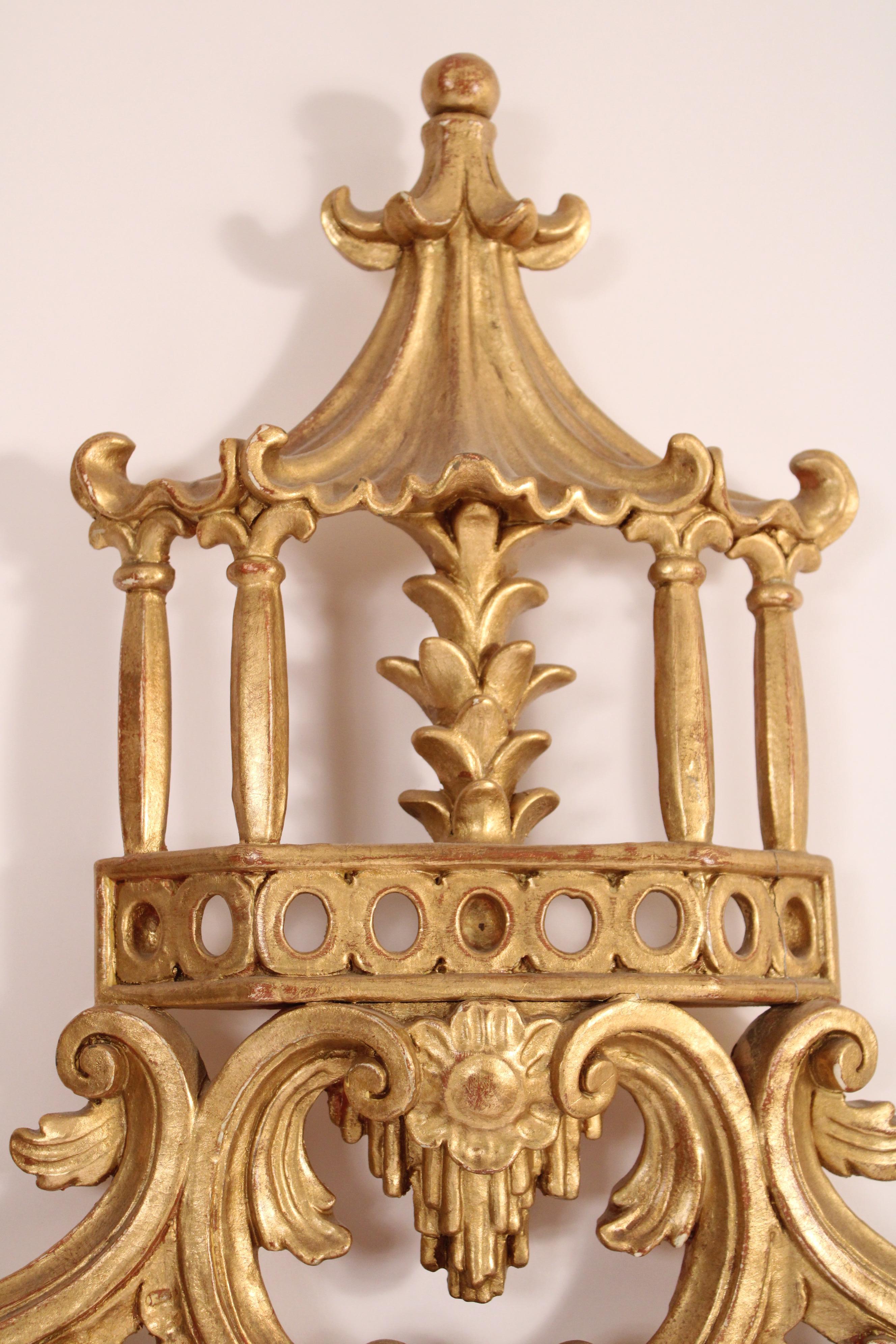 George II style Gilt Wood Mirror For Sale 2