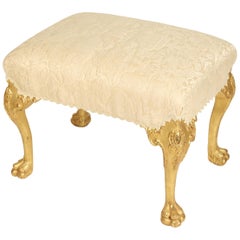 George II Style Giltwood Bench