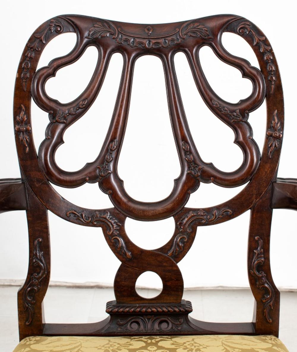 19th Century George II Style Mahogany Armchair
