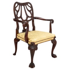 George II Style Mahogany Armchair