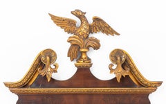 George II Style Mahogany & Parcel Gilt Mirror