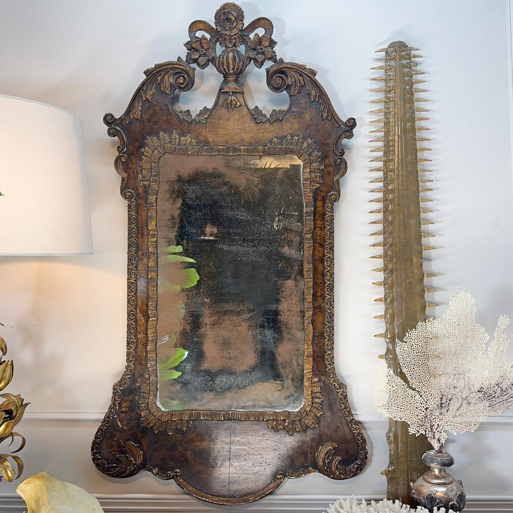 Specchio in stile Giorgio II fine XIX secolo in vendita 7