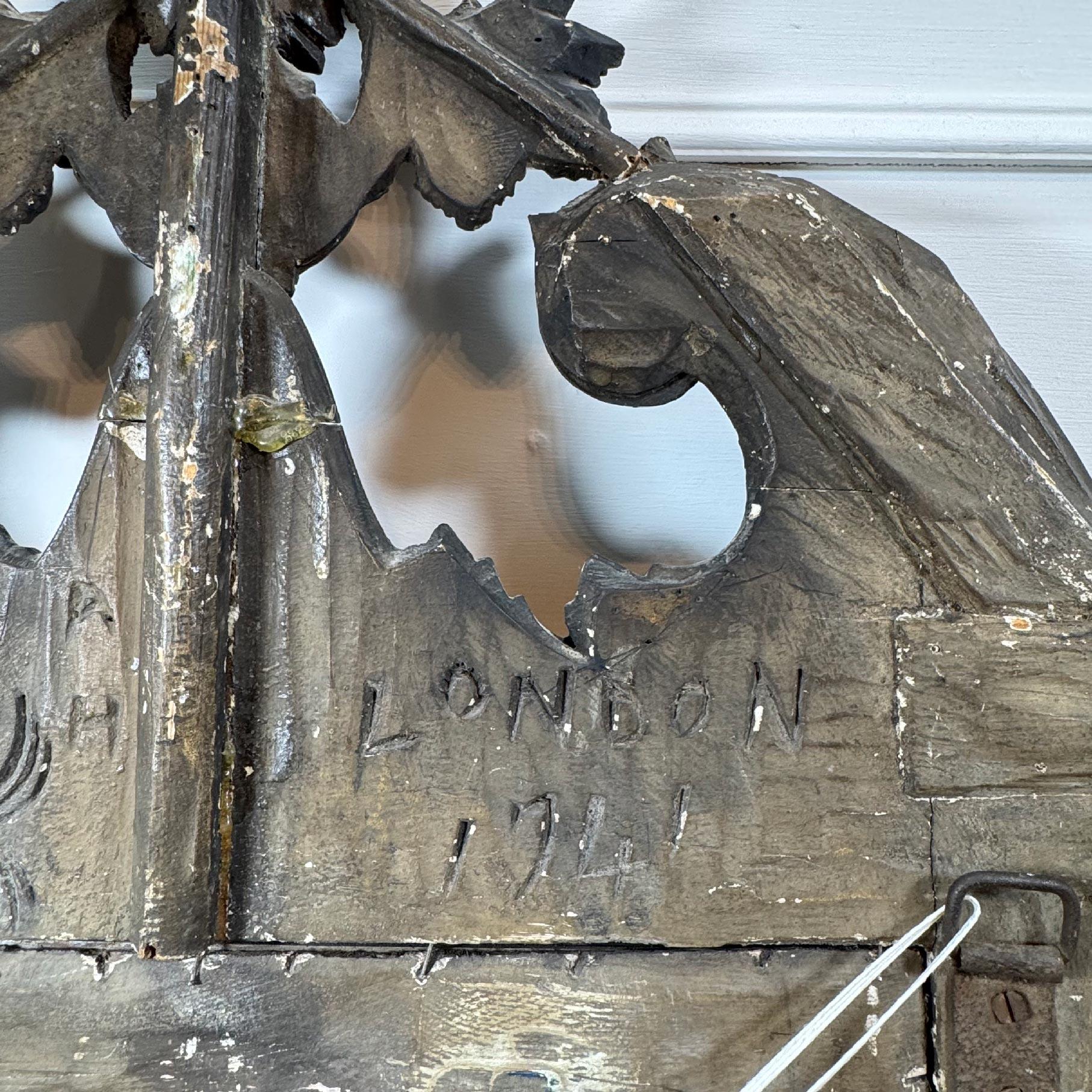 Specchio in stile Giorgio II fine XIX secolo in vendita 11