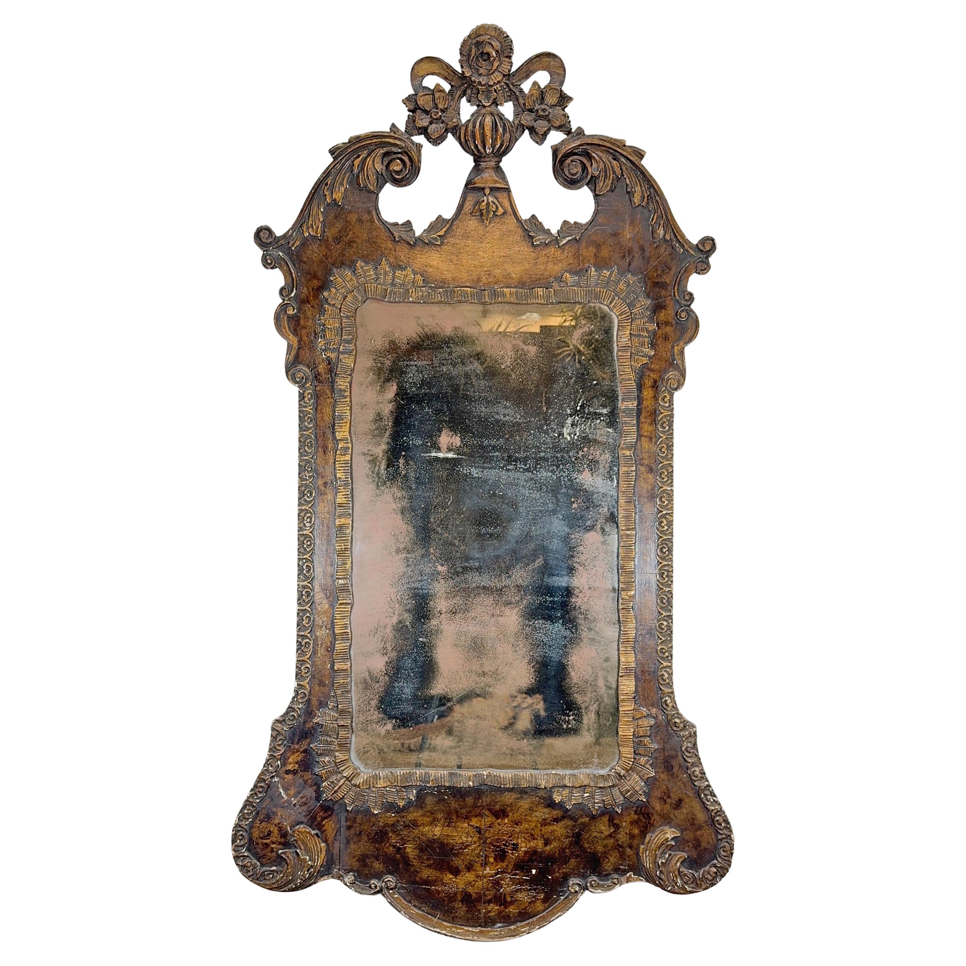 Specchio in stile Giorgio II fine XIX secolo