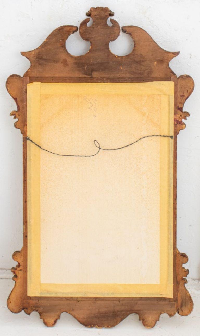 Miroir en noyer doré de style George II Bon état - En vente à New York, NY