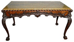 George II style Walnut console / centre table