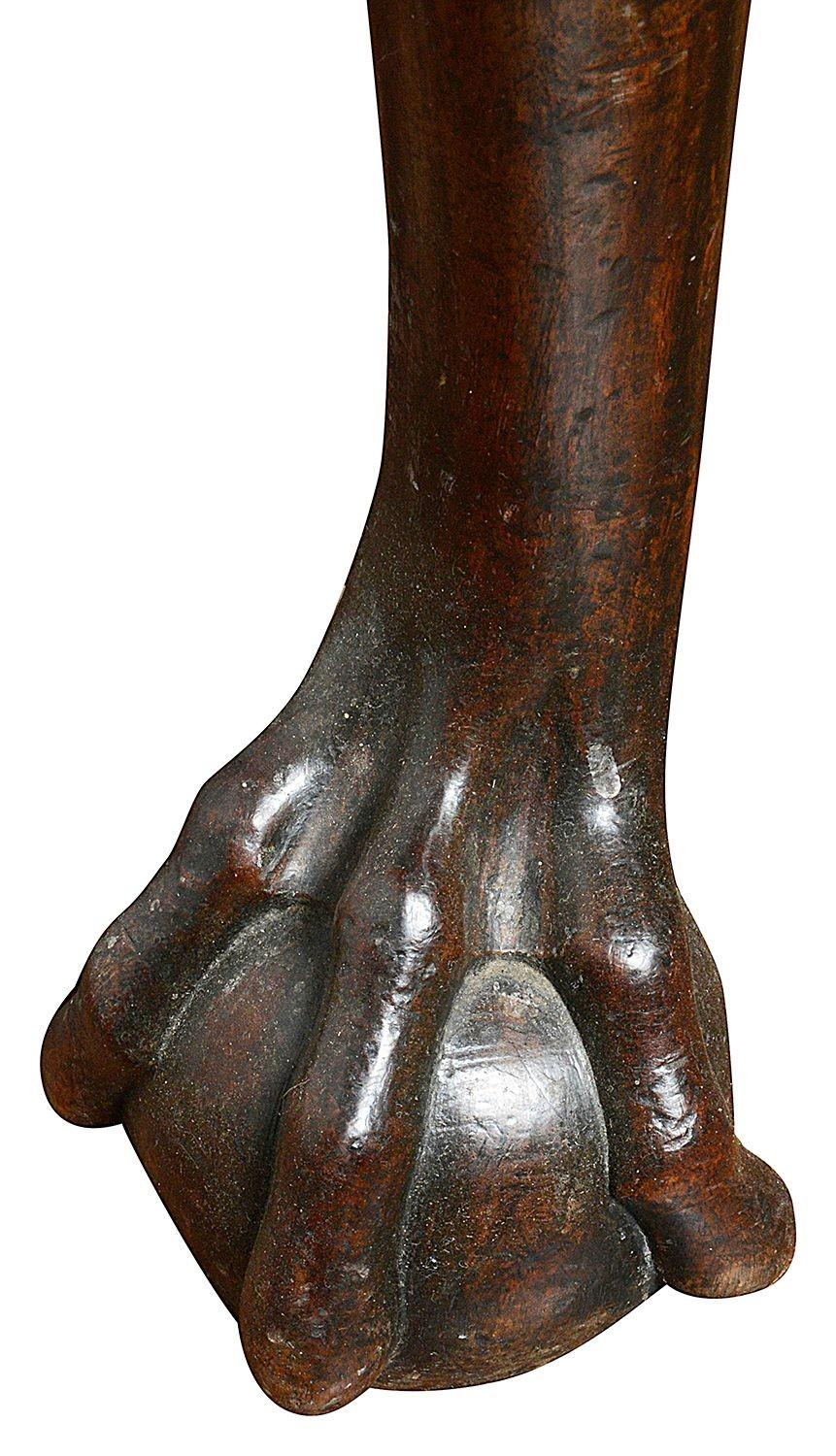 George II style Walnut console / centre table For Sale 1