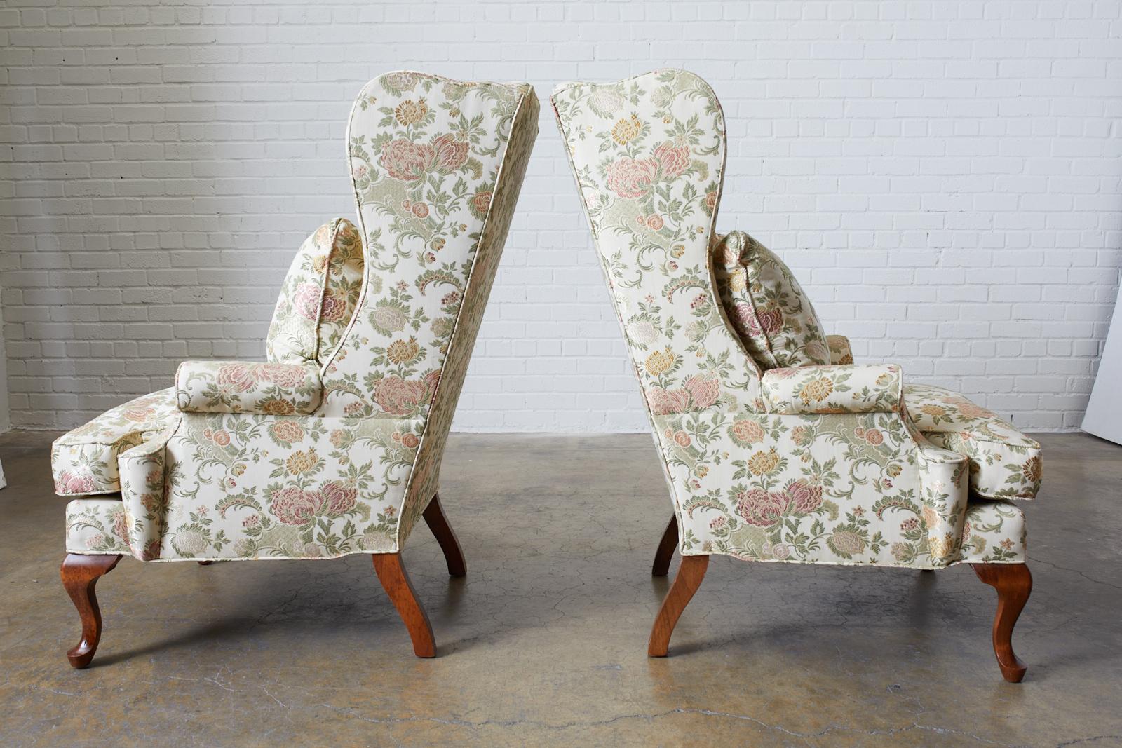 George II Style Wing Chairs In Good Condition In Rio Vista, CA