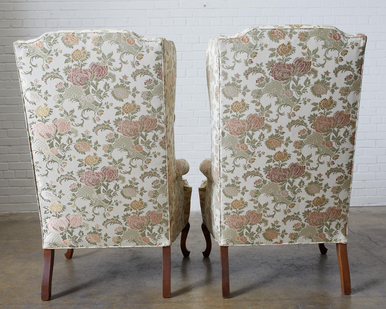 George II Style Wing Chairs 8