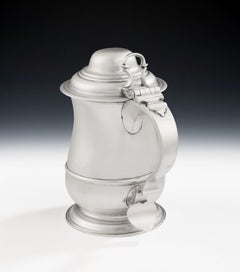 Tankard George II fabriqué à Londres par John Payne, 1752