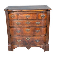 George II Walnut Bachelors Chest