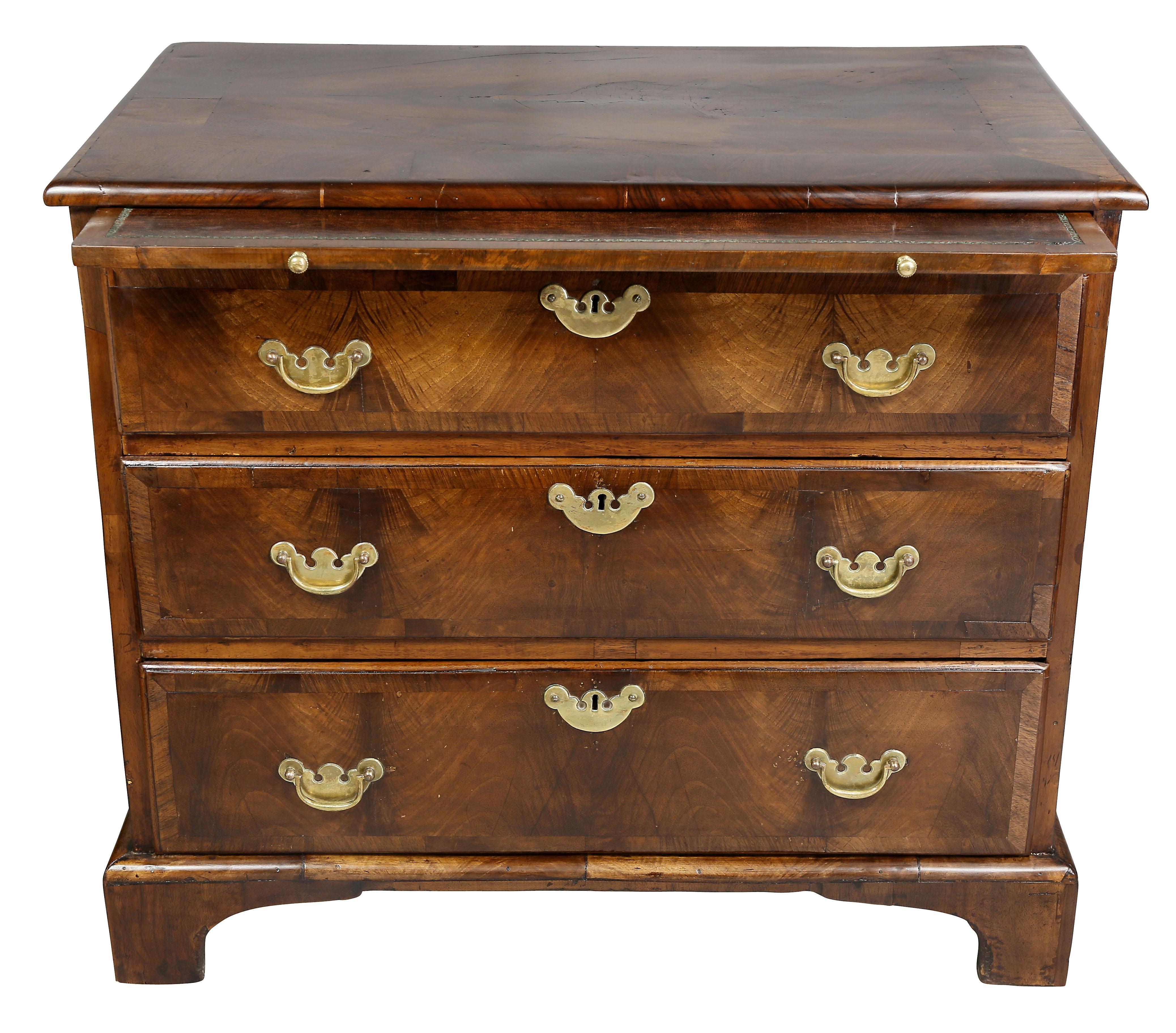Mid-18th Century George II Walnut Bachelors Chest For Sale