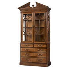 George II Walnut Bookcase