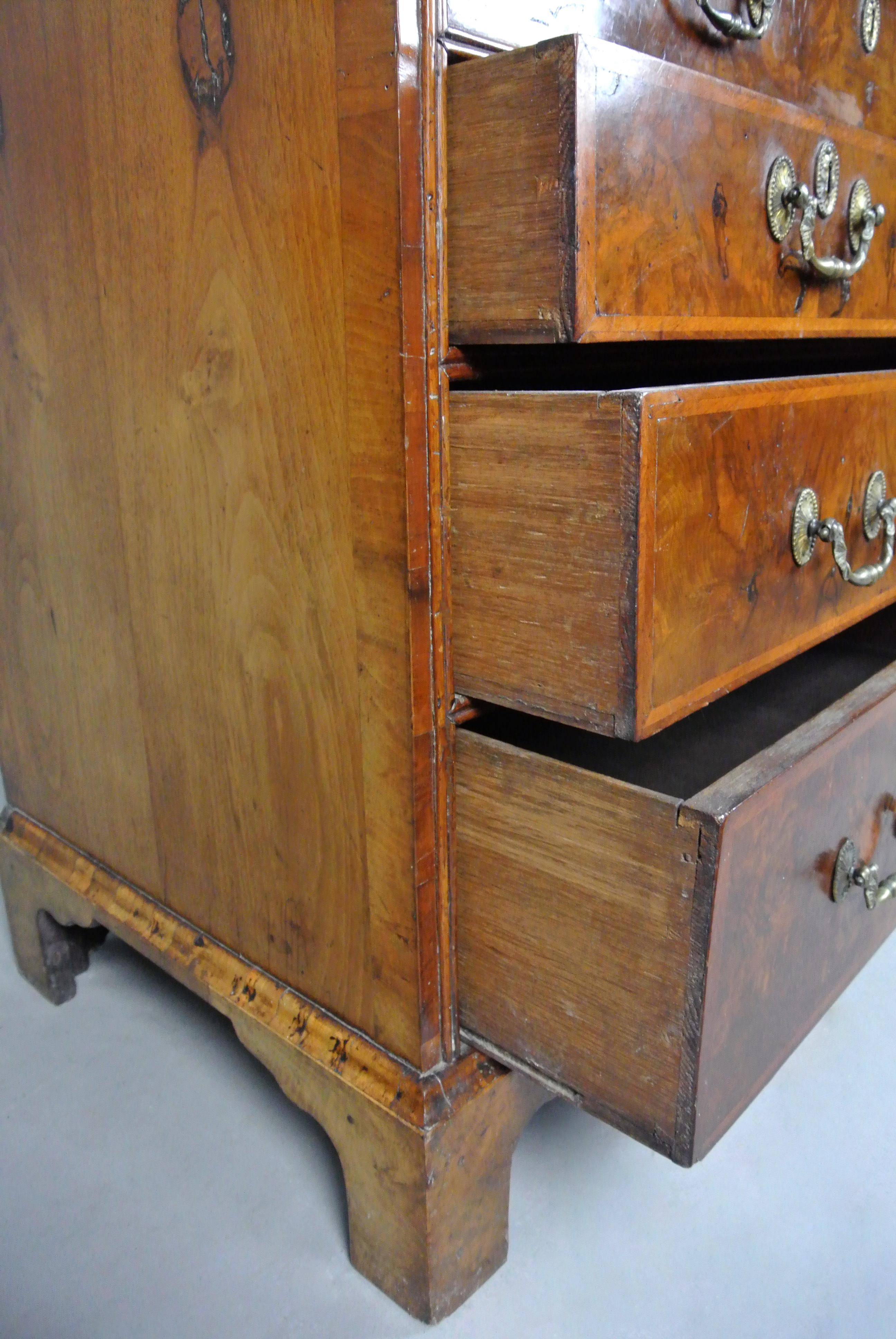Bureau George II de petites proportions vers 1740 1