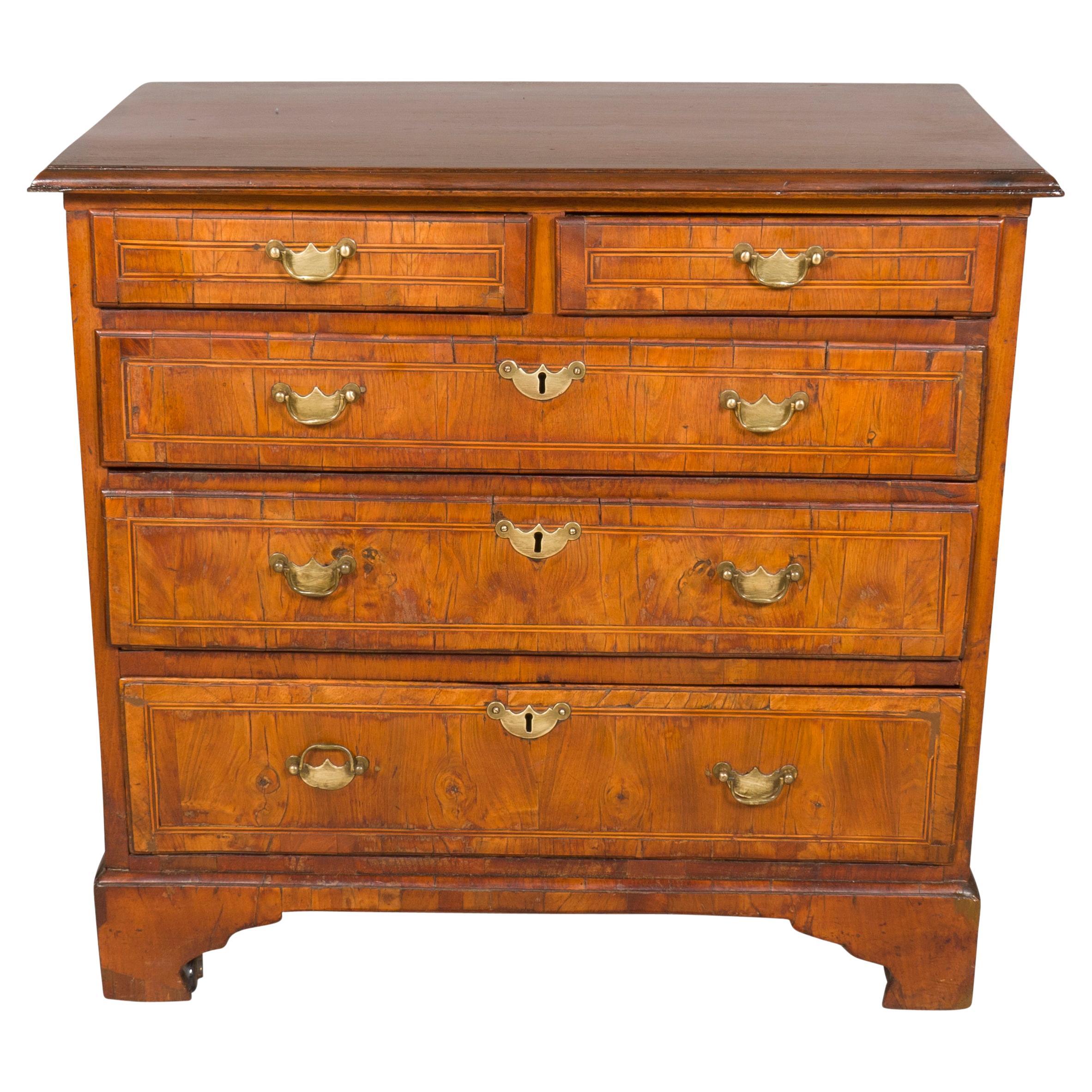 II Period Walnut Tallboy or Chest on Chest For Sale at 1stDibs