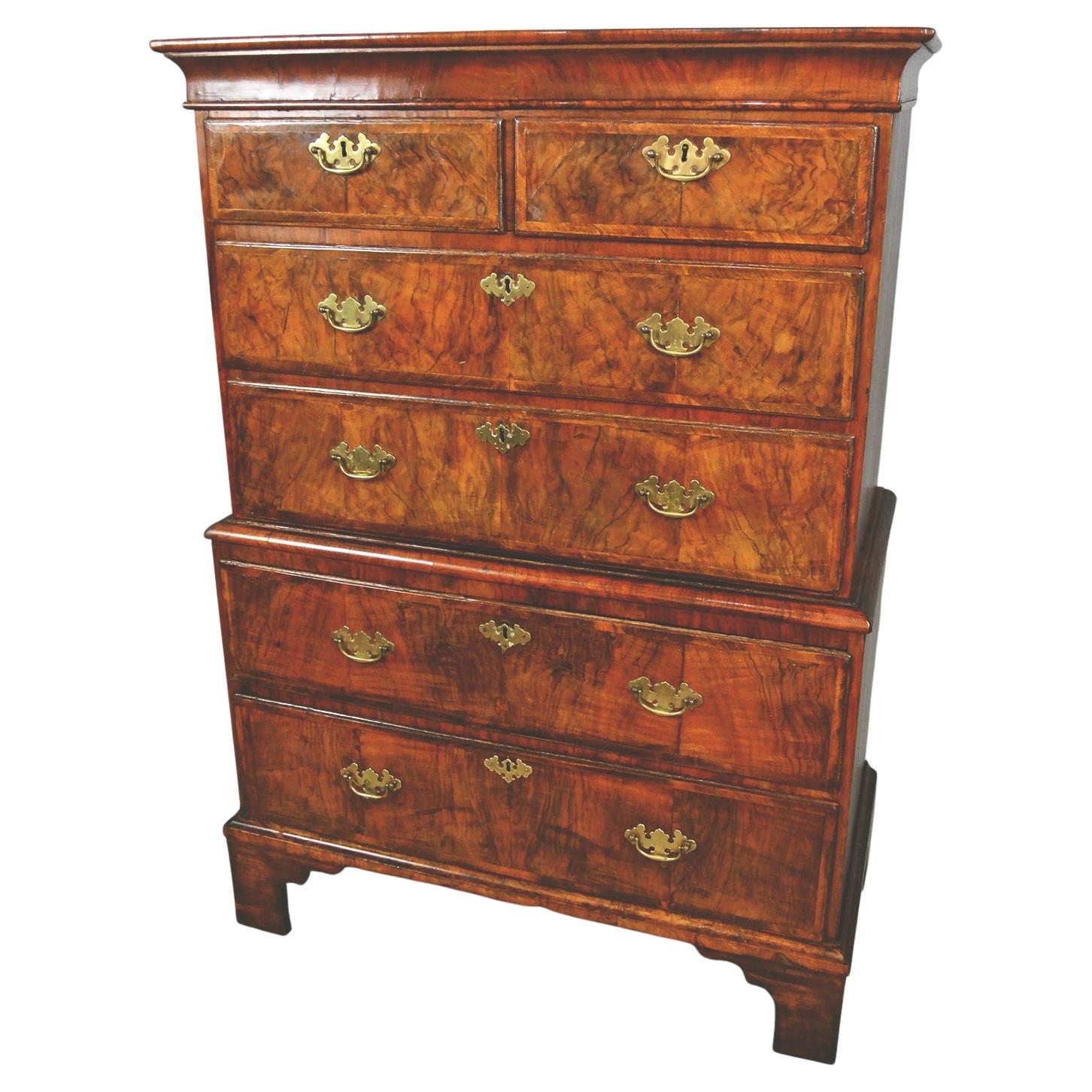 Commode George II de très petites proportions vers 1750