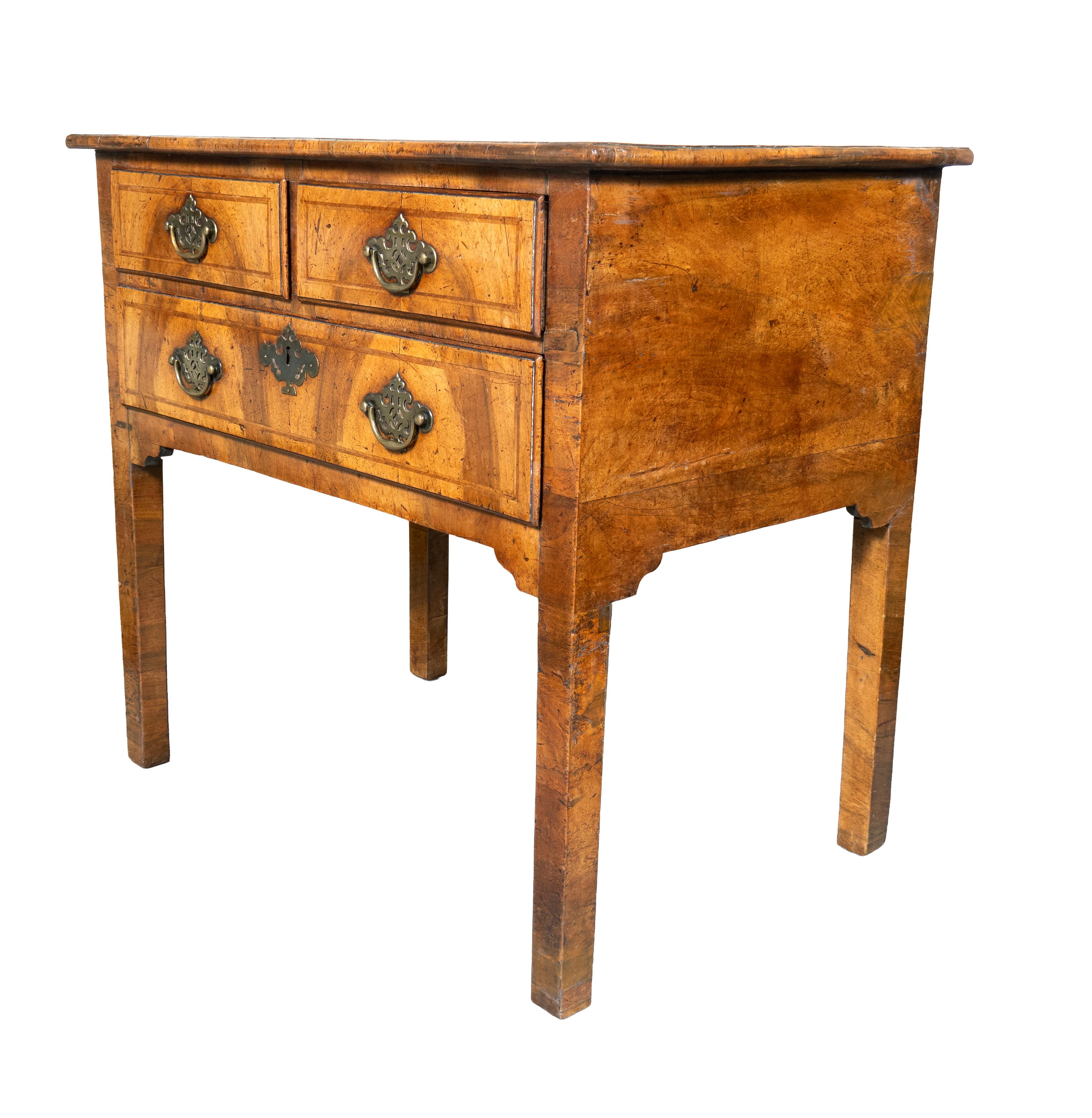 George II Walnut Lowboy For Sale 1