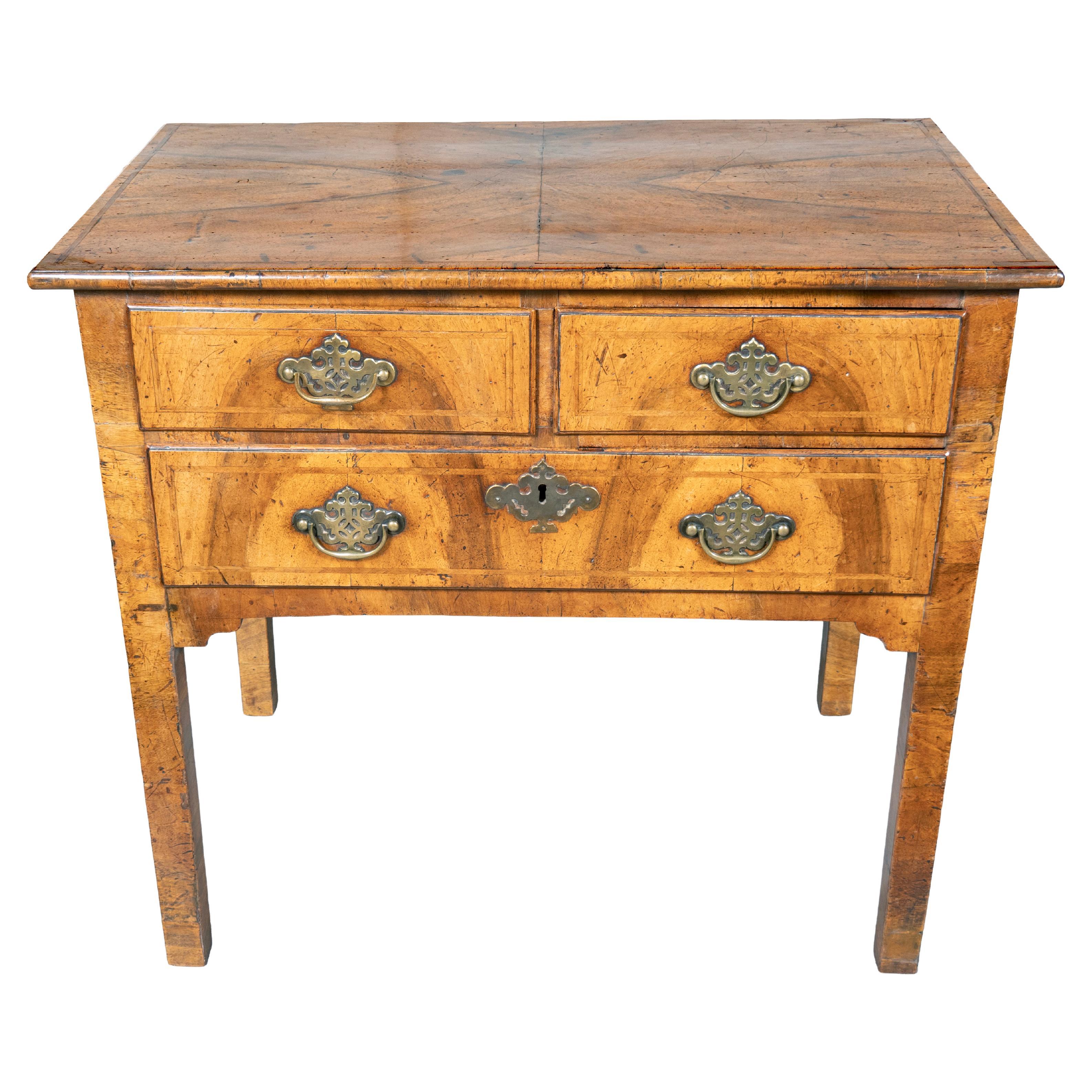 George II Walnut Lowboy