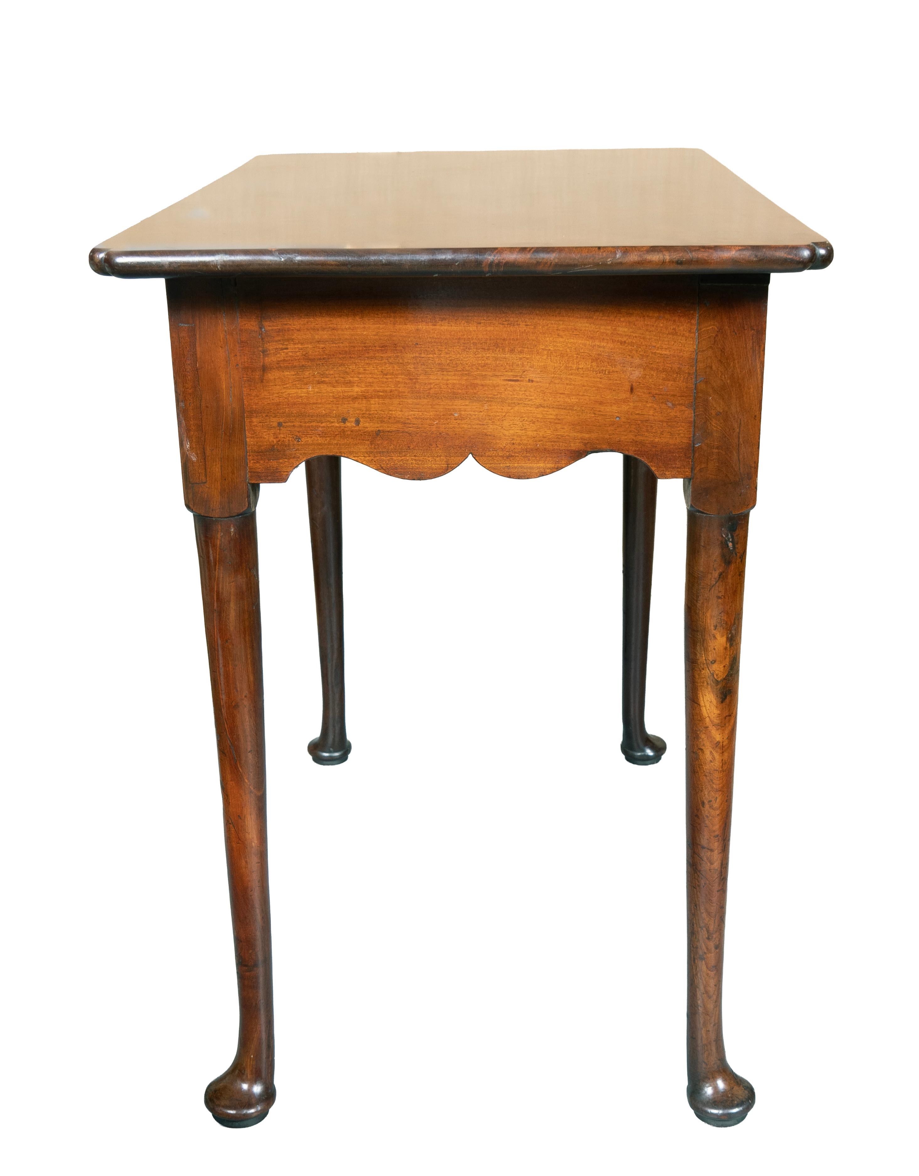 George II Walnut Table For Sale 1