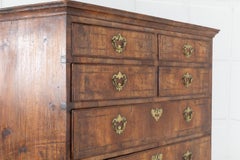 George II Walnut Tall Chest