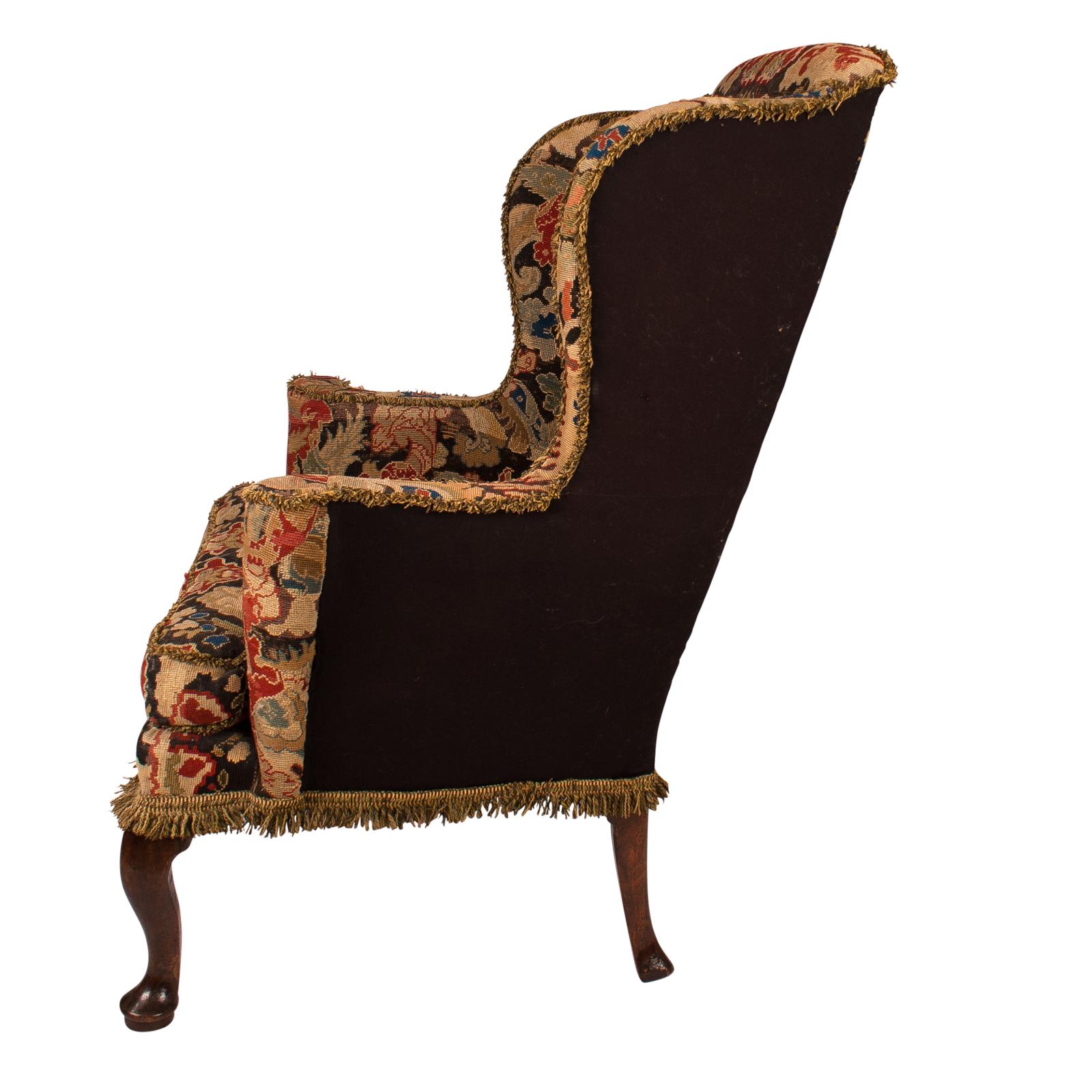 George II Wing Chair, England, circa 1750 (Englisch)