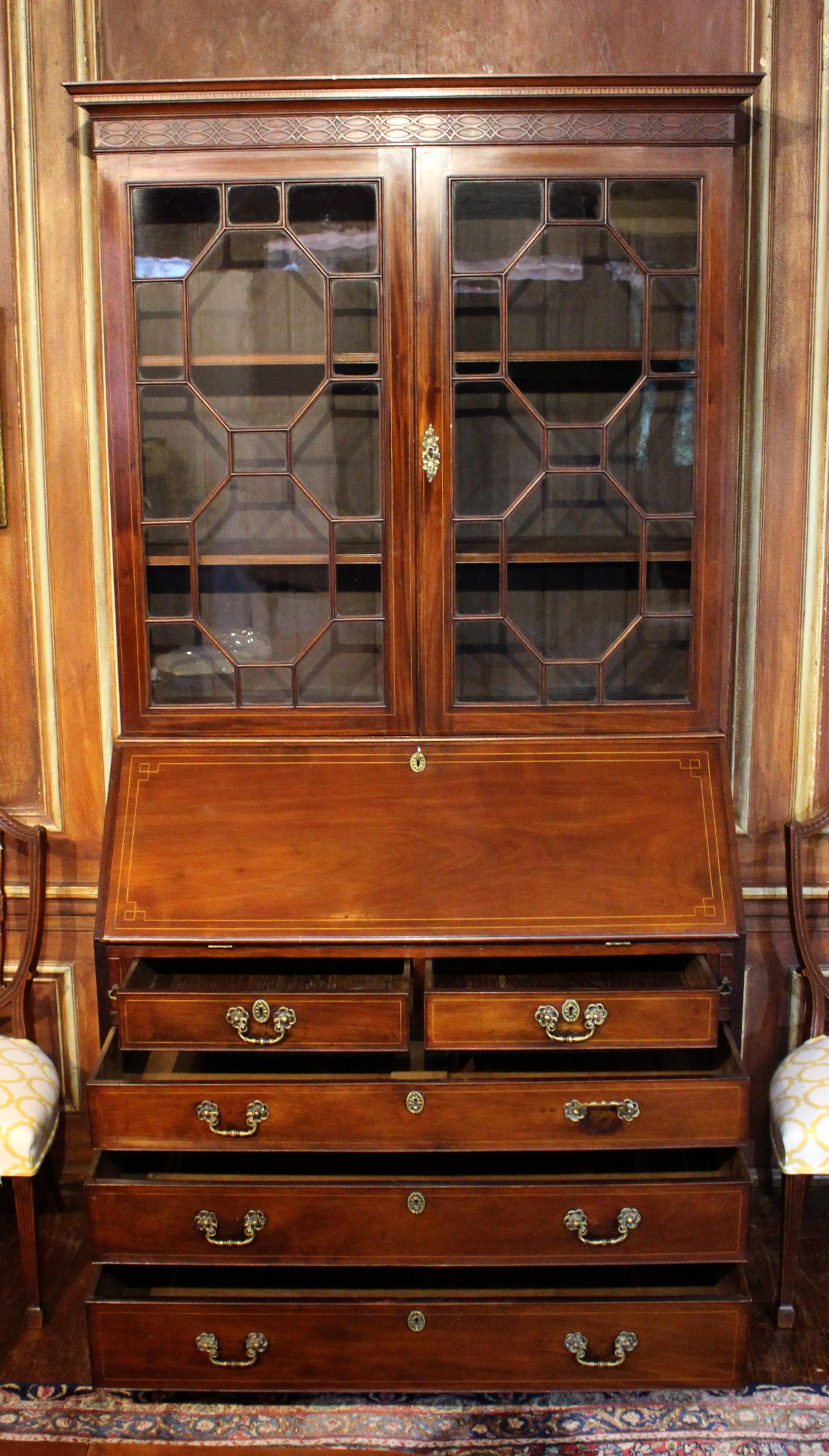 Inglese Libreria da ufficio inglese di Giorgio III 1774 in vendita