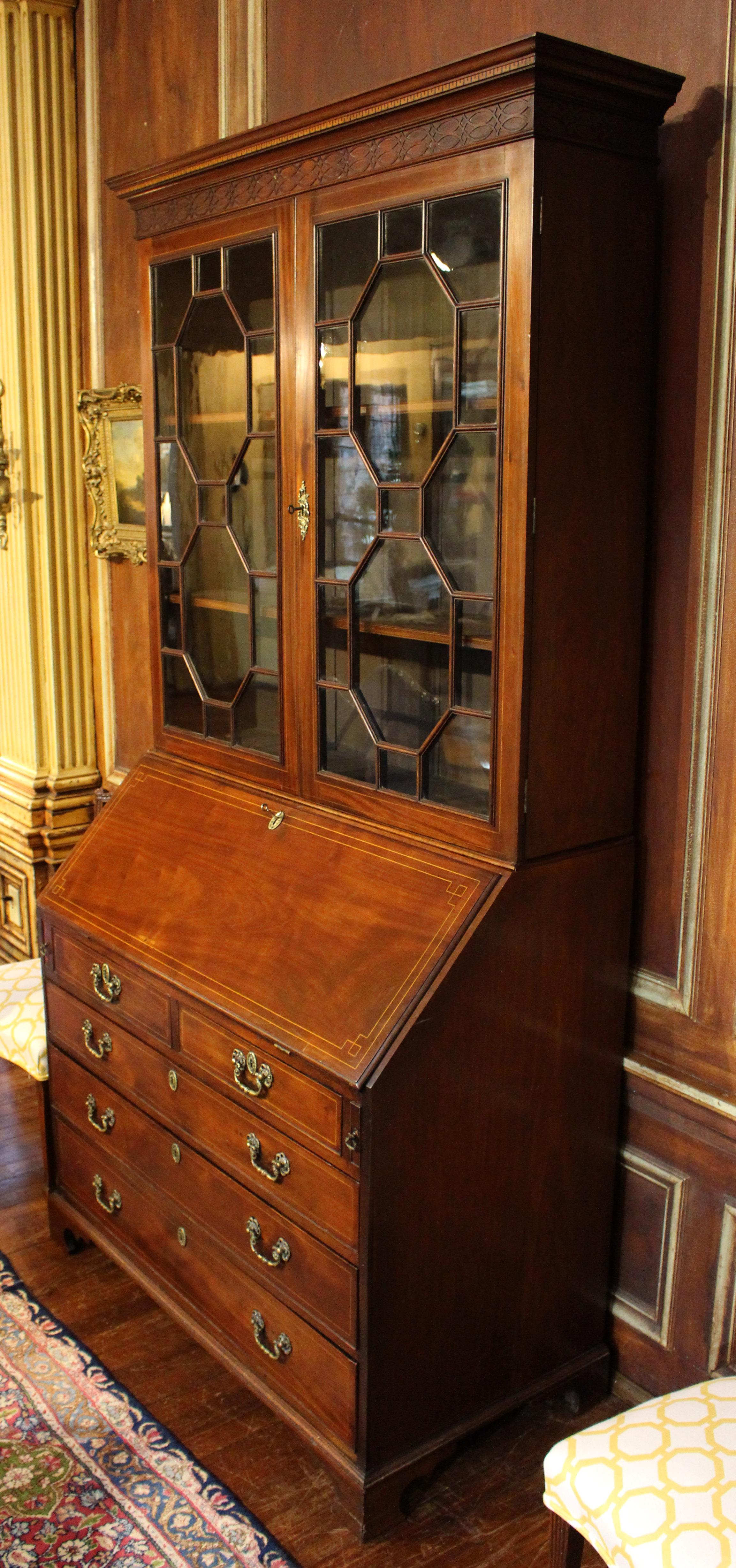 Libreria da ufficio inglese di Giorgio III 1774 In condizioni buone in vendita a Chapel Hill, NC