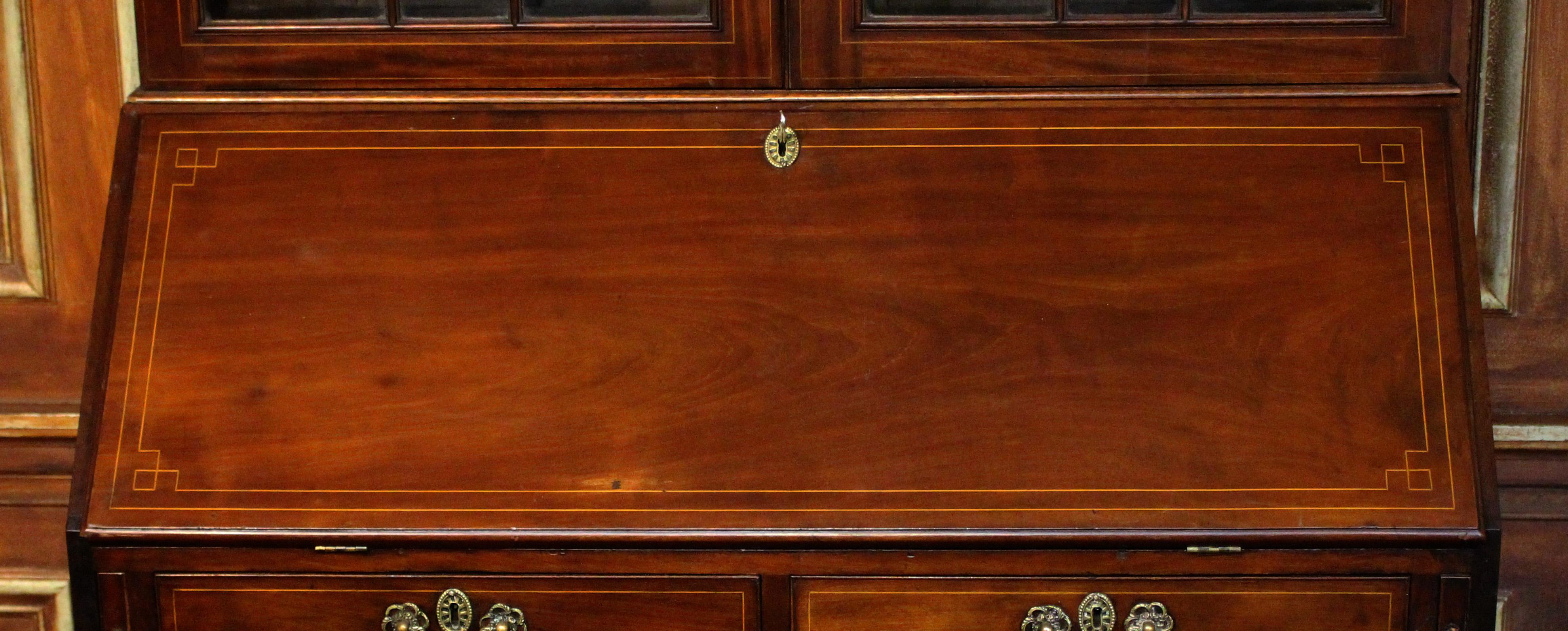 Legno Libreria da ufficio inglese di Giorgio III 1774 in vendita