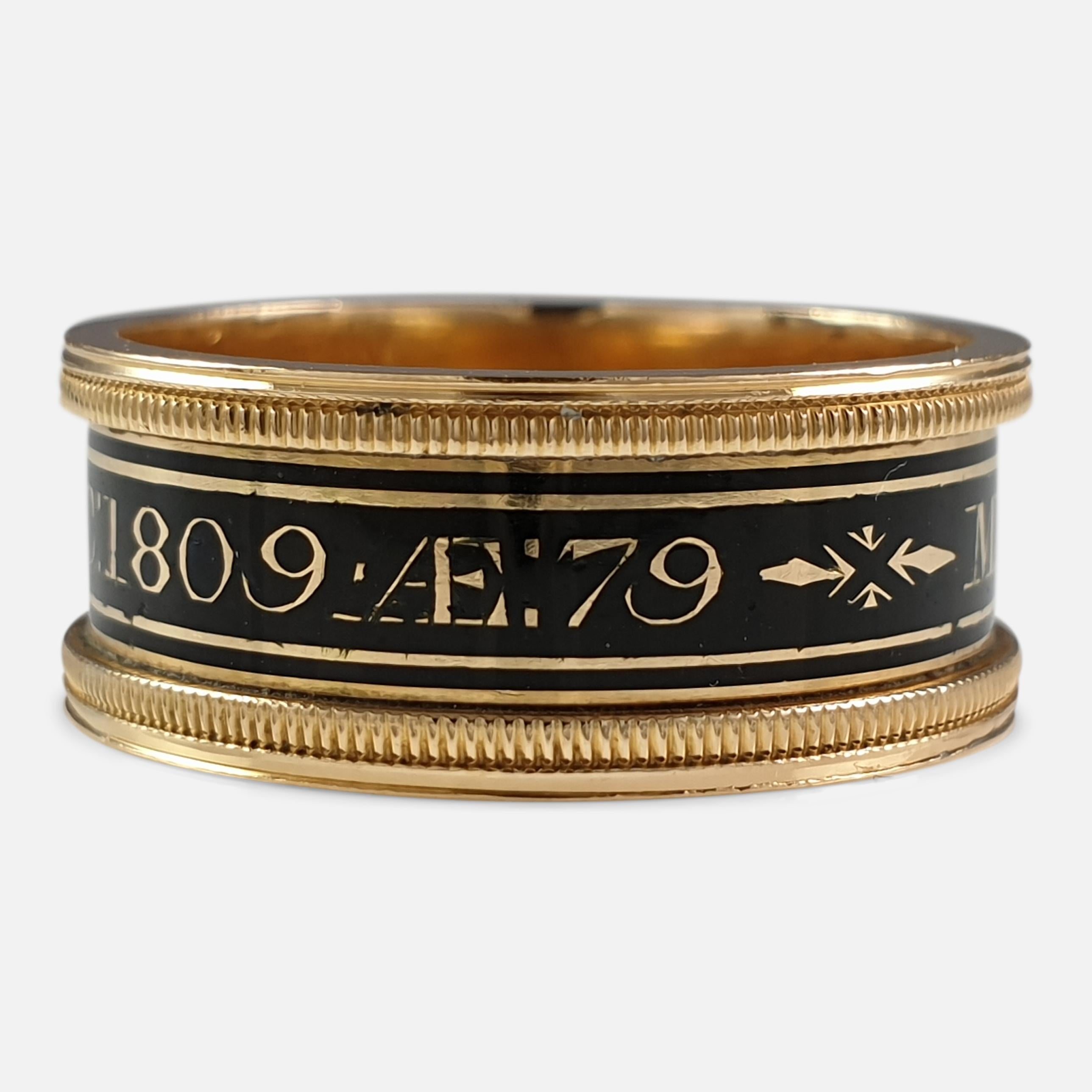 what is a mourning ring