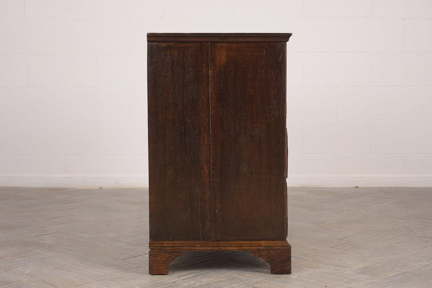 Mid-19th Century George III 1840s Walnut Chest of Drawer