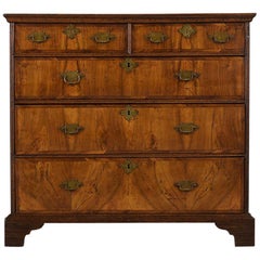 George III 1840s Walnut Chest of Drawer