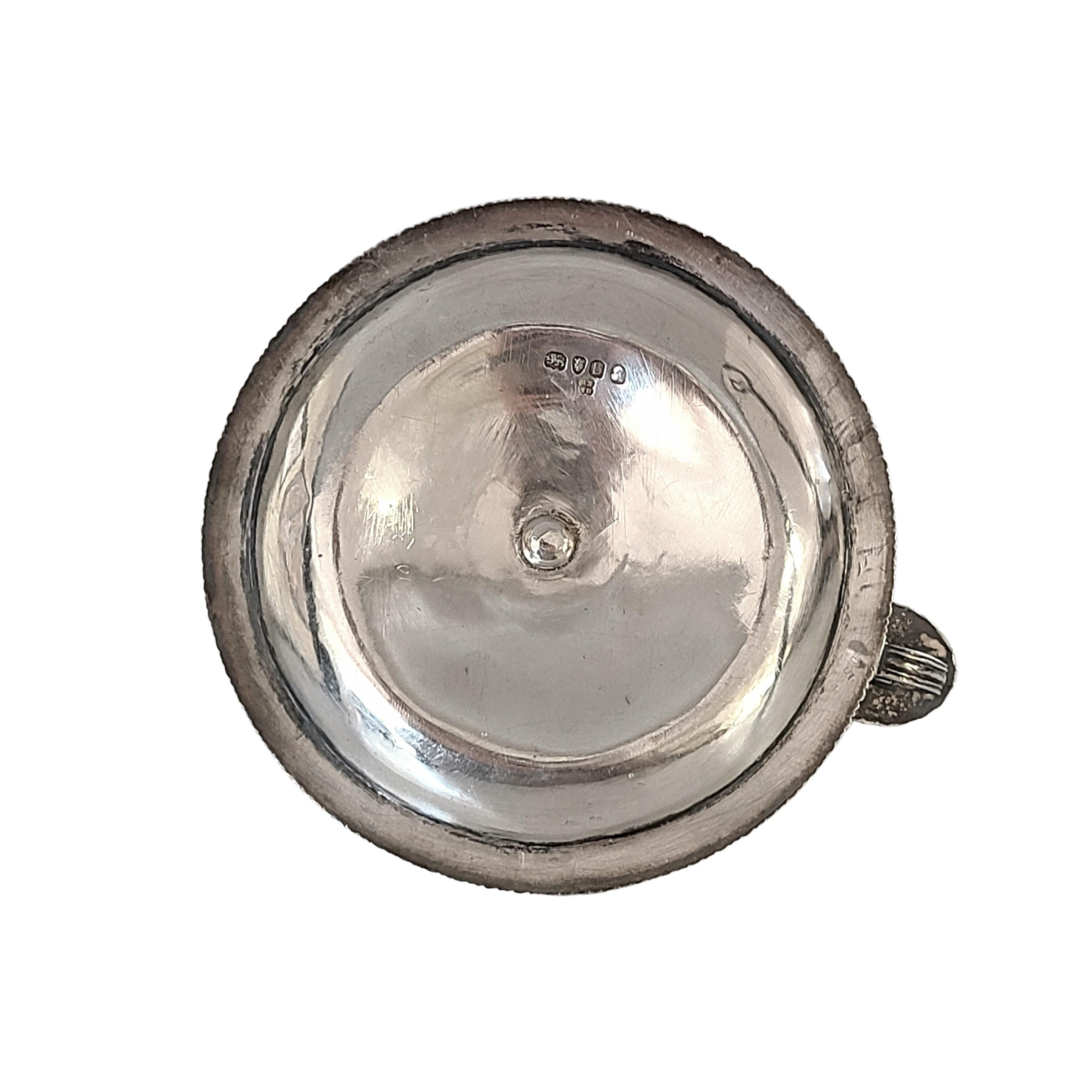 George III 19th Century Emes Barnard Sterling Silver Candle Chamberstick For Sale 1
