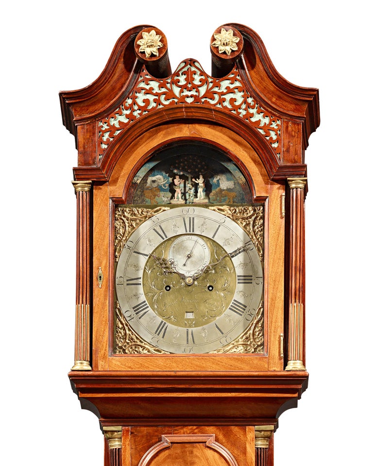 III Adam and Eve Automaton Longcase Clock For Sale at 1stDibs
