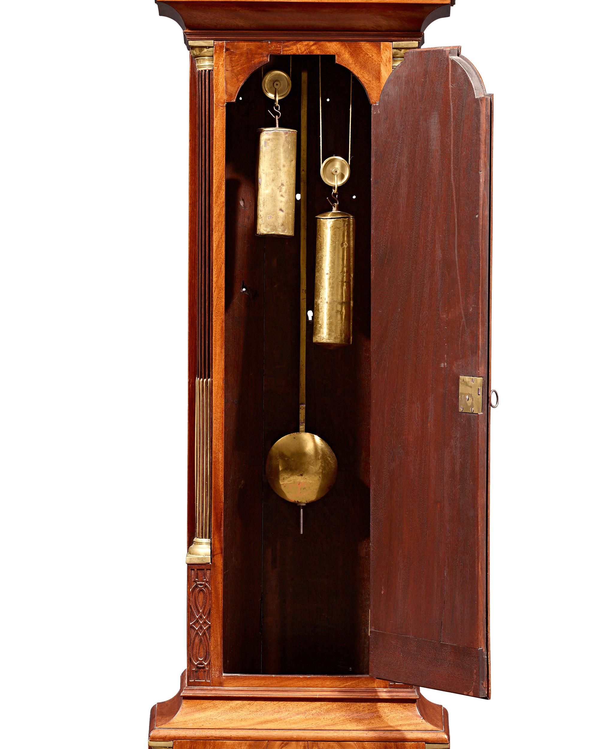 adam and eve grandfather clock