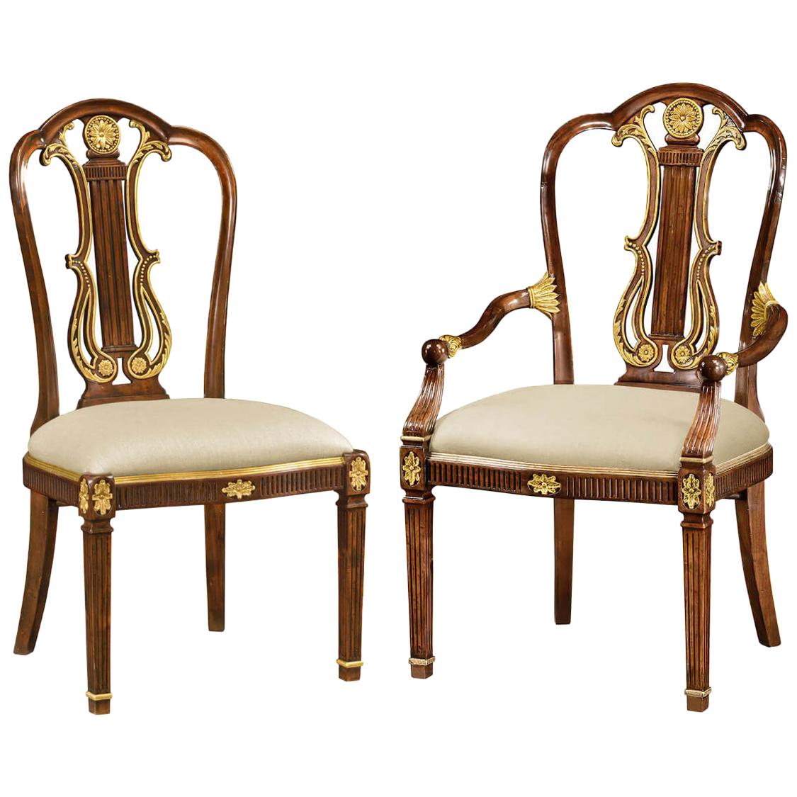 George III Adam Style Dining Chairs