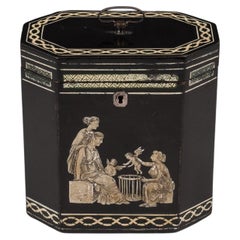 George III Antique English Tea Caddy by Henry Clay