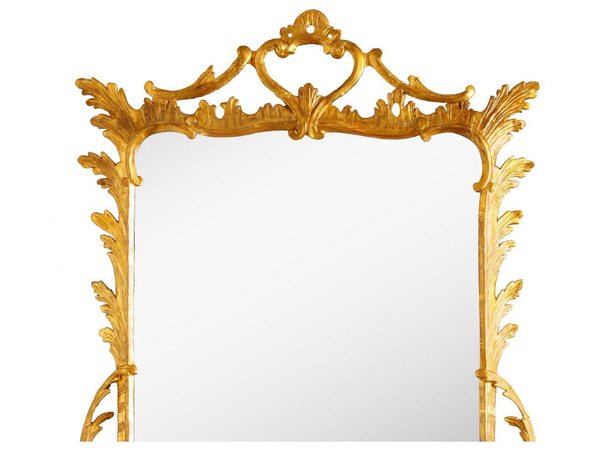 Unknown George III Antique Giltwood Mirror