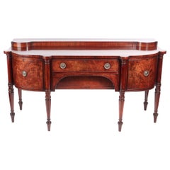 George III Antique Mahogany Sideboard