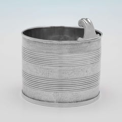 Antico secchiello per panna in argento sterling di Giorgio III, William Fountain, Londra, 1801