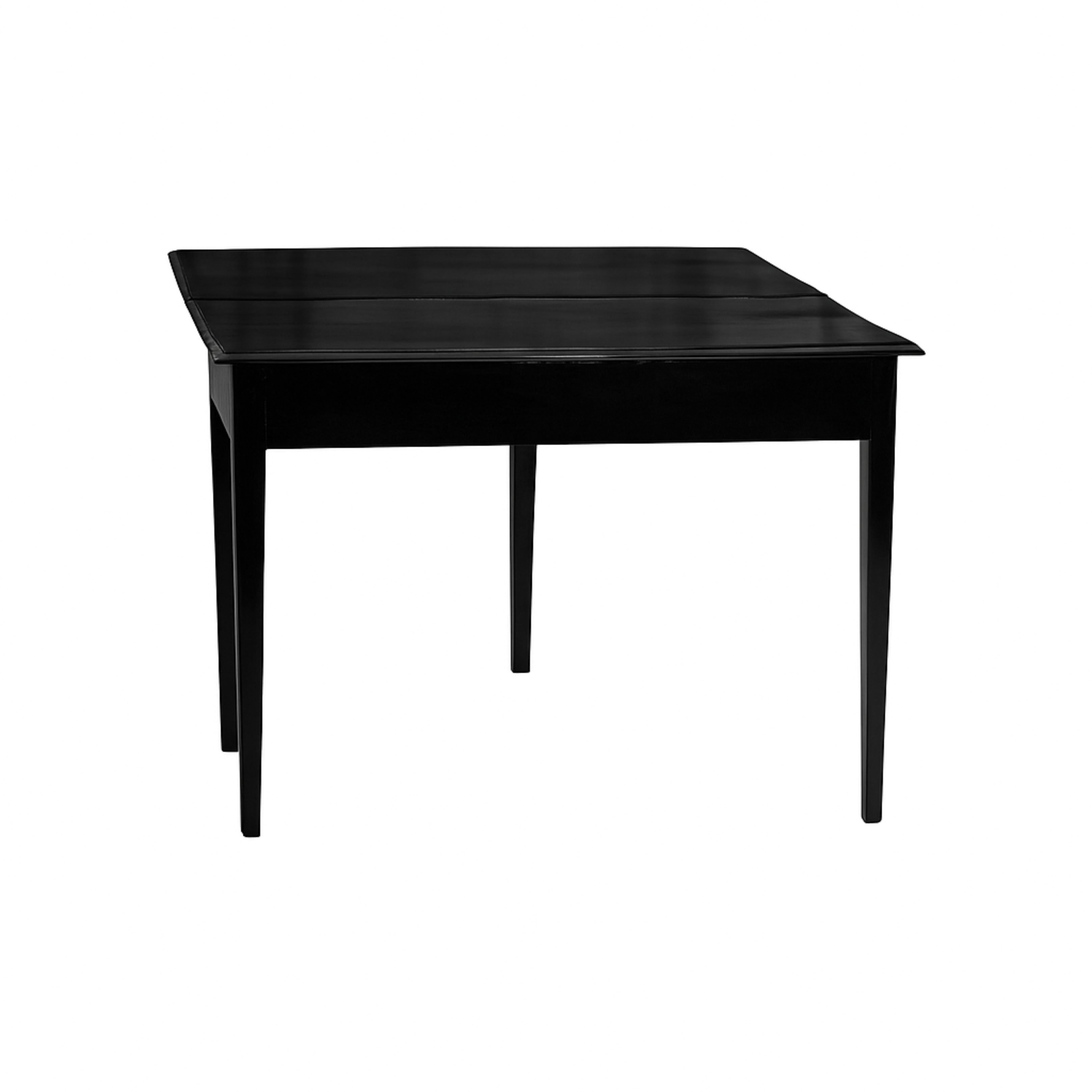 Anglais Table à abattant en noyer laqué noir George III, fin du XIXe siècle en vente