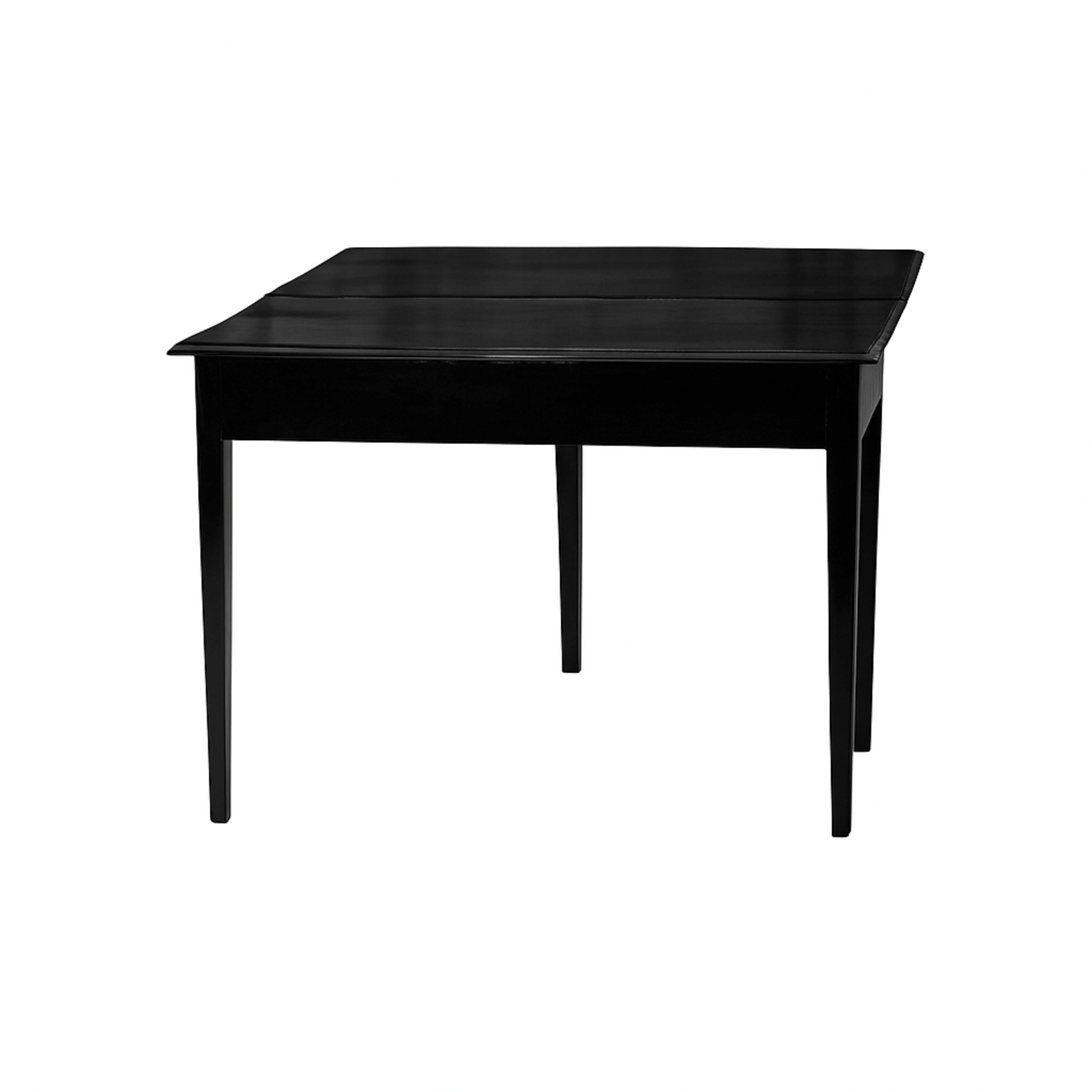 Table à abattant en noyer laqué noir George III, fin du XIXe siècle Bon état - En vente à Lisbon, PT