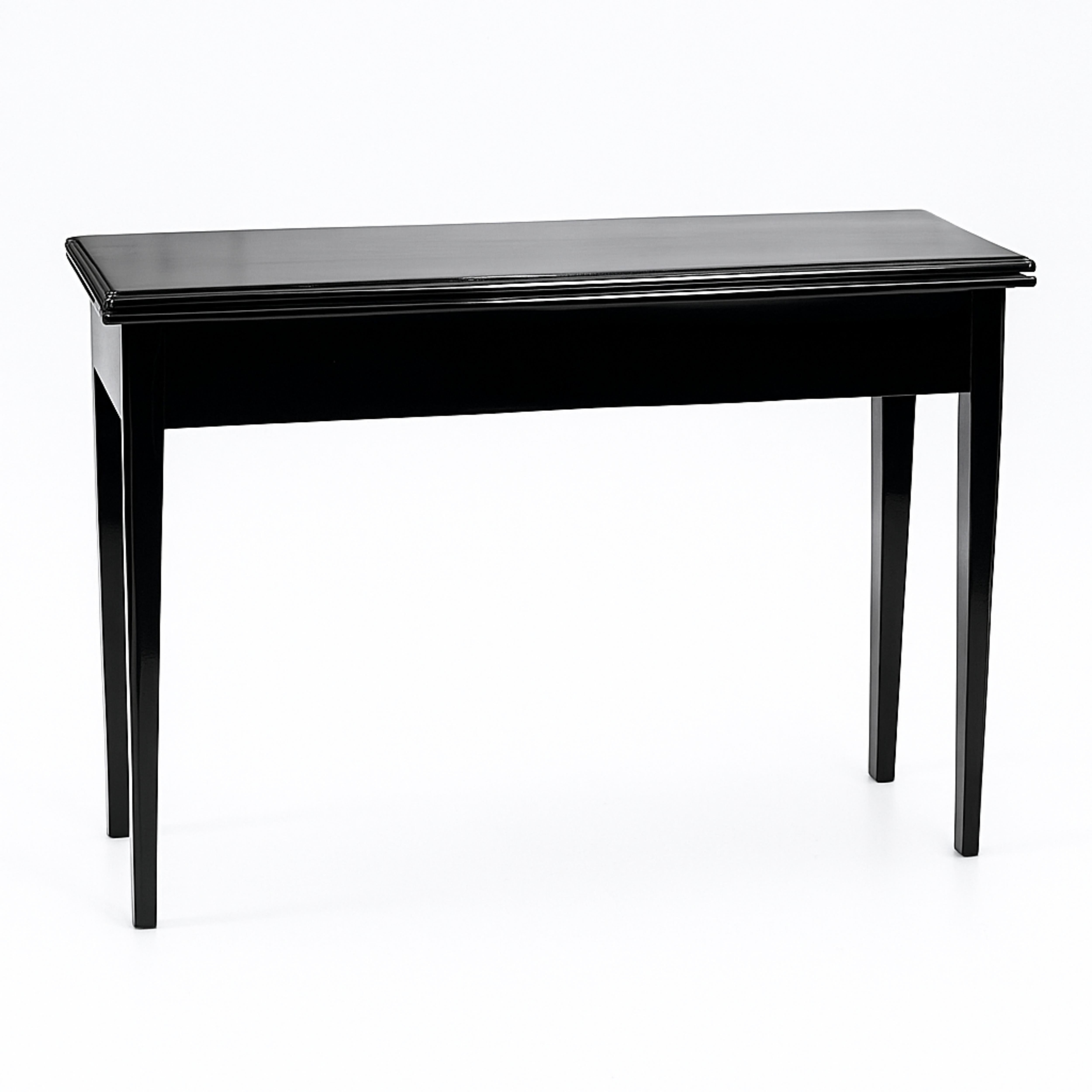 Table à abattant en noyer laqué noir George III, fin du XIXe siècle en vente 2