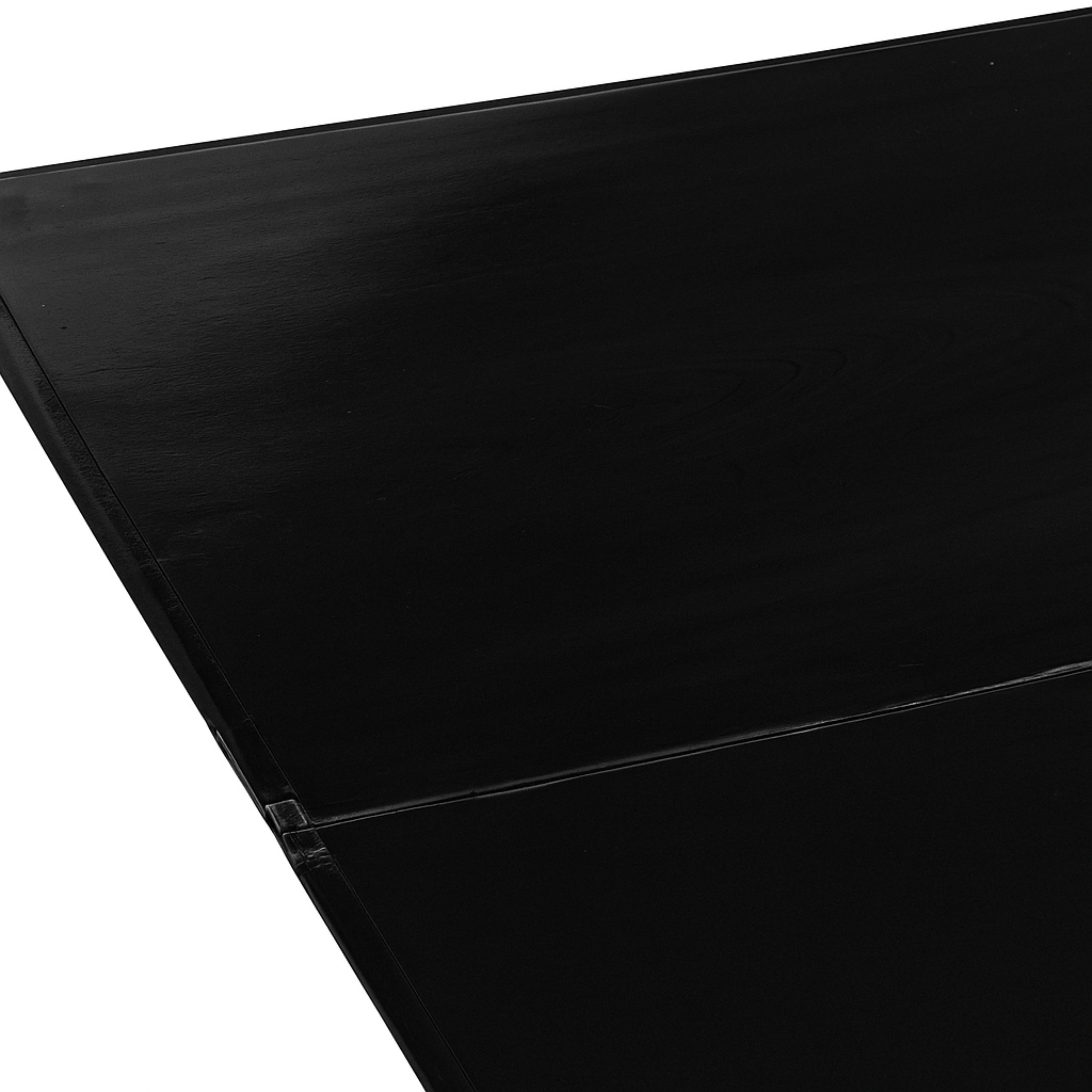 Table à abattant en noyer laqué noir George III, fin du XIXe siècle en vente 3