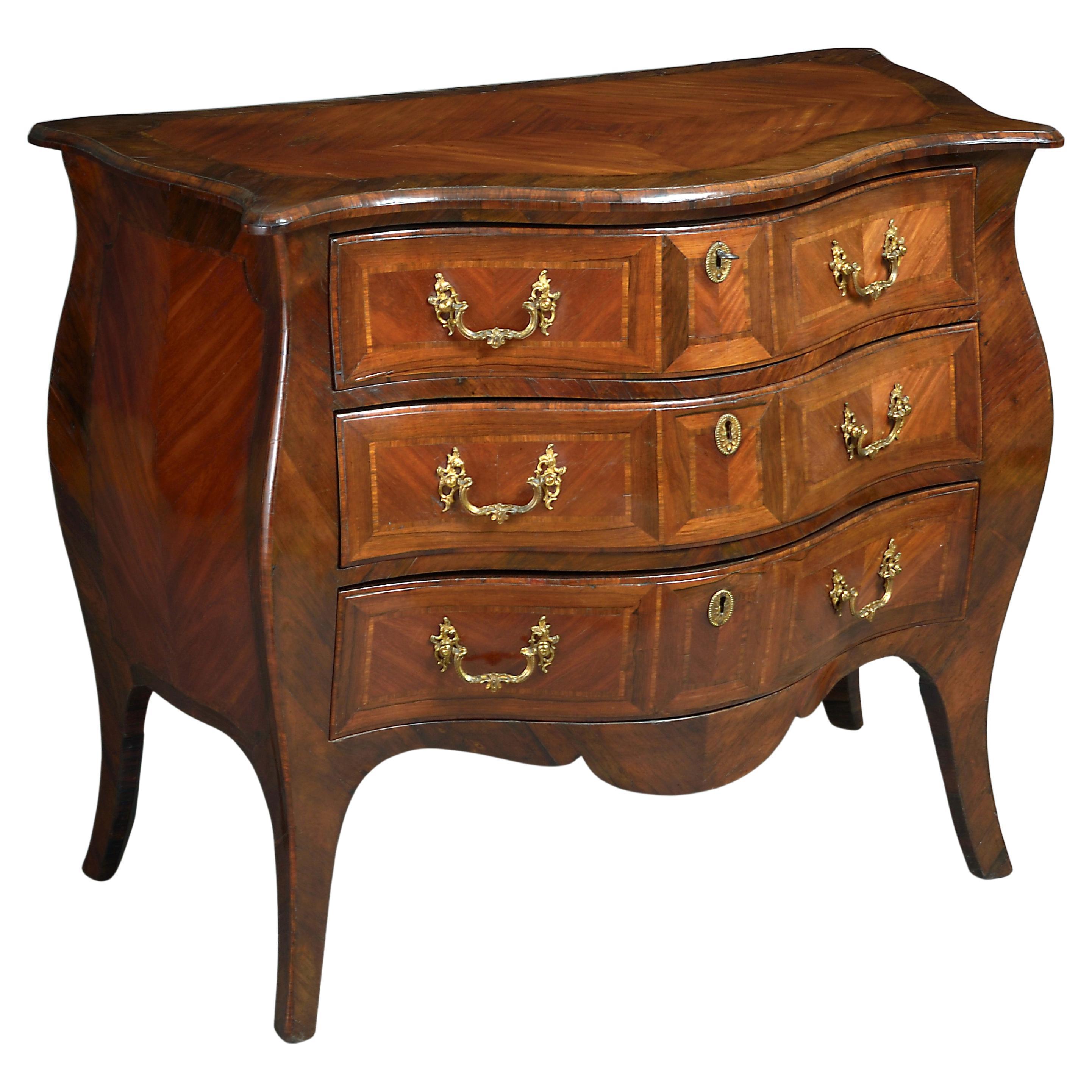 George III Bombe Commode Attributed to Pierre Langlois