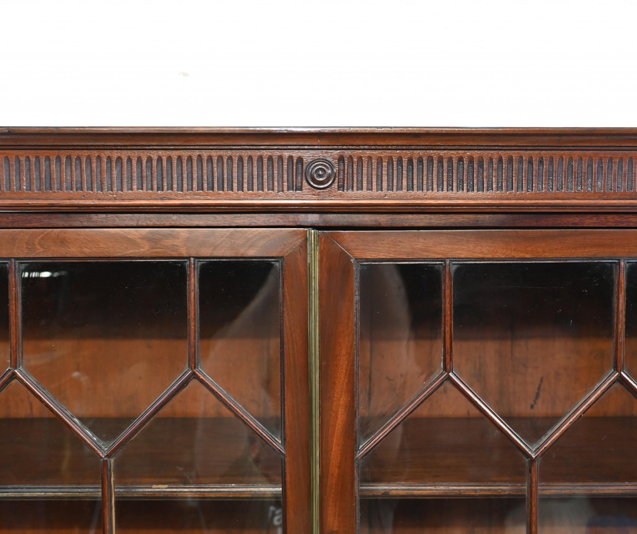 George III Bookcase Mahogany Library Cabinet 1790 1