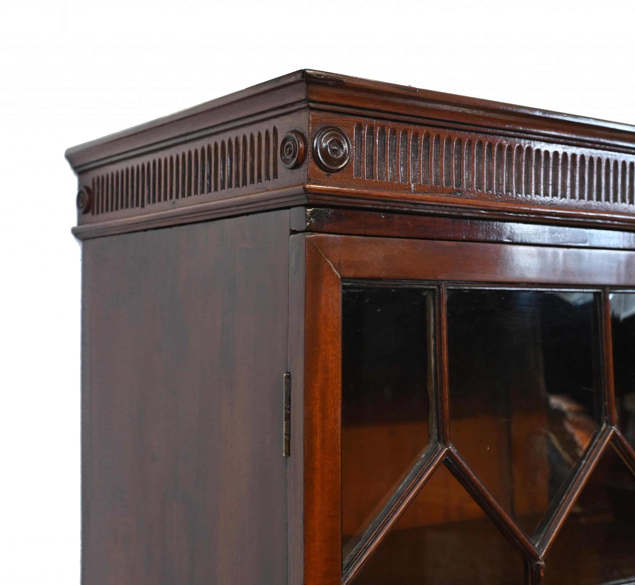 George III Bookcase Mahogany Library Cabinet 1790 2
